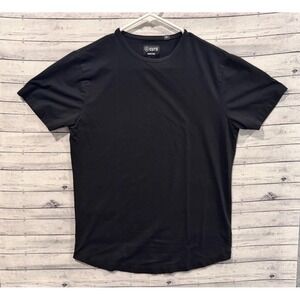 X Cuts Clothing Mens Curve Hem T Shirt Sz S Pyca Pro Active Stretch Crewneck